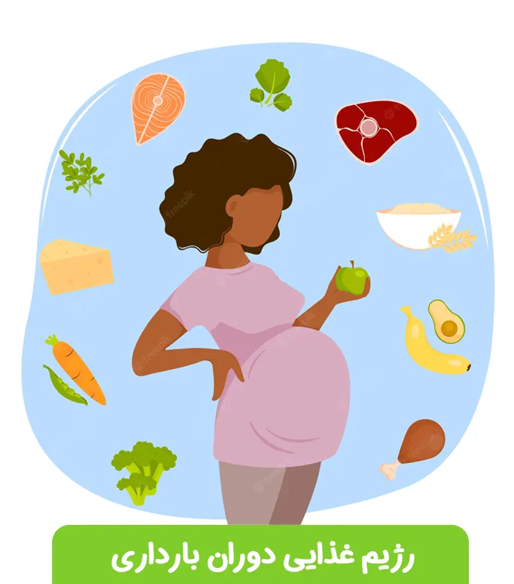 رژیم غذایی دوران بارداری رژیم غذایی دوران بارداری